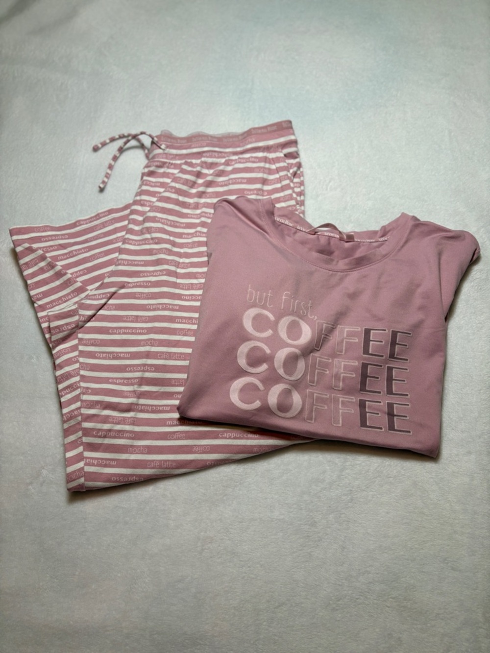 La Vie En Rose Dusty Pink Capris Pajama Set